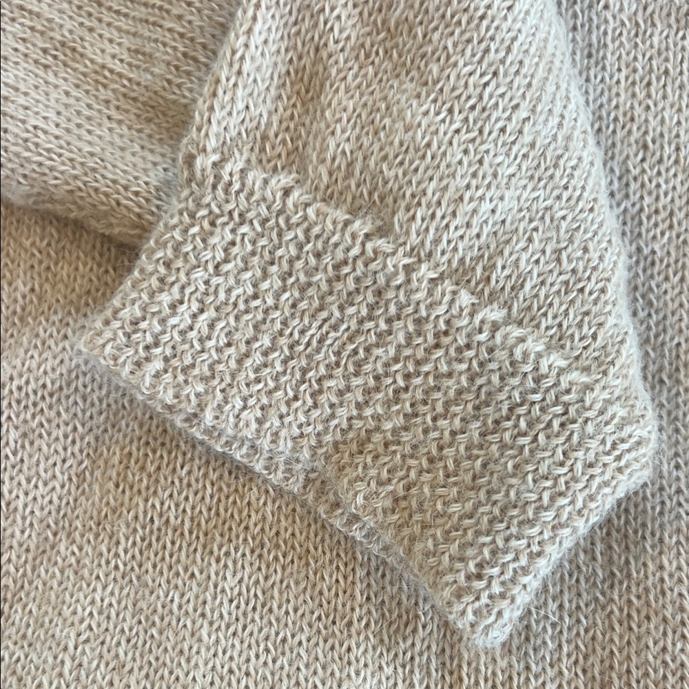 Ali Golden 100% Alpaca Button-Up Oversized Cardigan - Picture 10 of 12